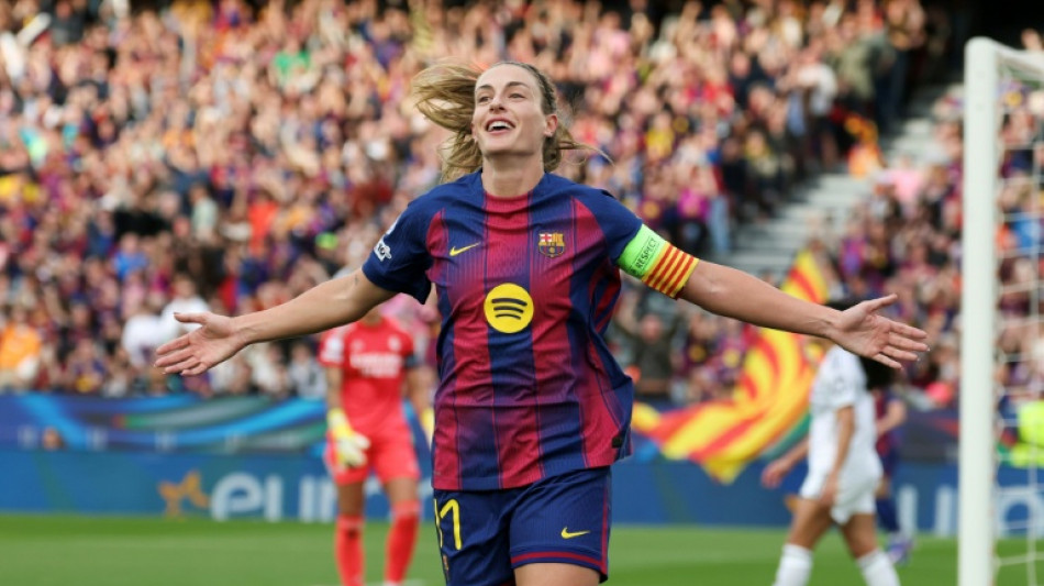 Barca crush Real Madrid to reach women's Champions League semis