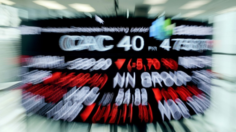 Les Bourses europ&eacute;ennes s'essoufflent face &agrave; l'endurance de l'inflation